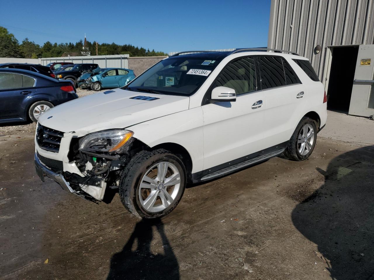 VIN 4JGDA5HB5EA363005 2014 MERCEDES-BENZ M-CLASS no.1