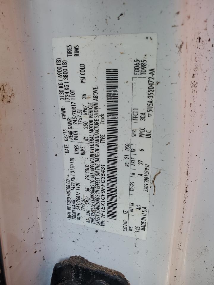 1FTEX1CF9FFC35431 2015 FORD F-150 - Image 12