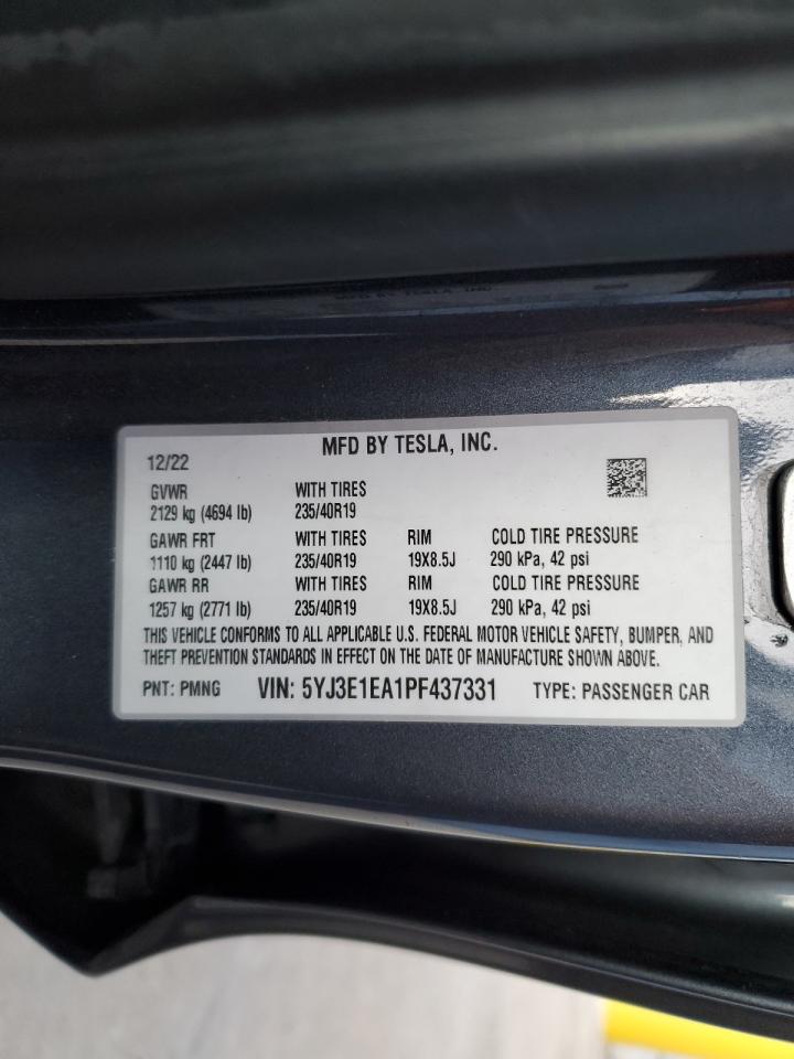 5YJ3E1EA1PF437331 2023 Tesla Model 3