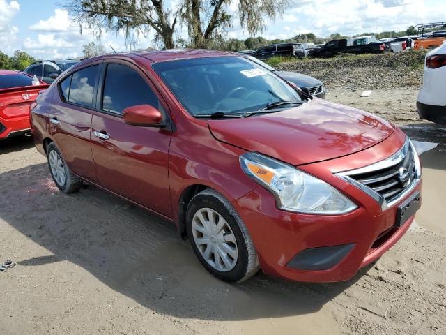  NISSAN VERSA 2018 Бургунді