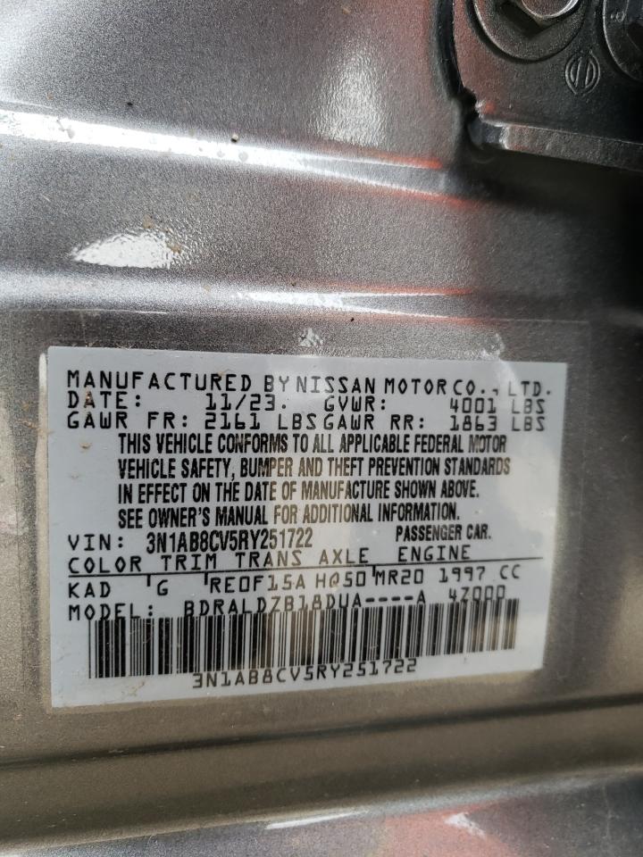 3N1AB8CV5RY251722 2024 Nissan Sentra Sv