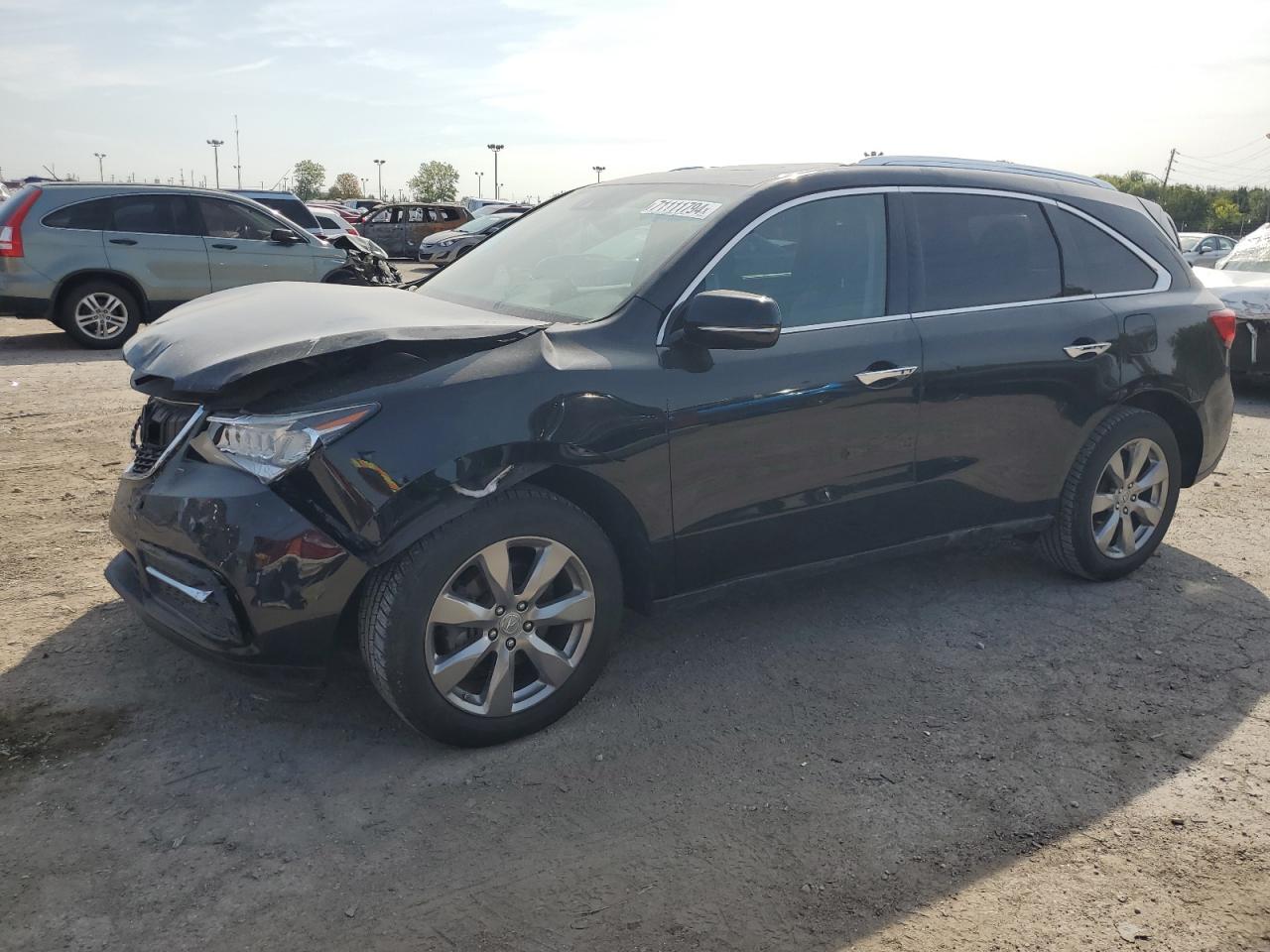 2016 Acura Mdx Advance VIN: 5FRYD4H94GB018352 Lot: 71111794