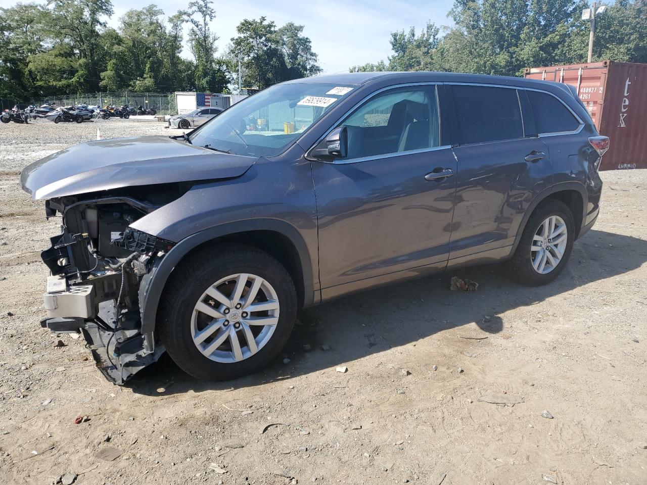 2015 Toyota Highlander Le VIN: 5TDZARFH4FS009103 Lot: 69829914