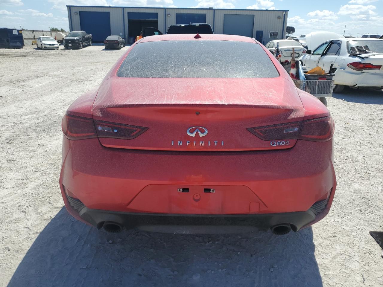 2018 Infiniti Q60 Red Sport 400 VIN: JN1FV7EK4JM531164 Lot: 72325174