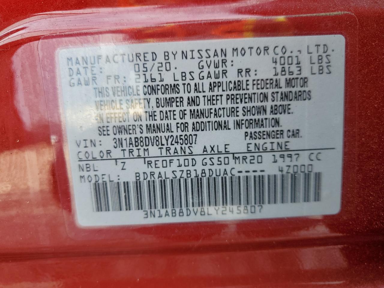 2020 Nissan Sentra - Image 13