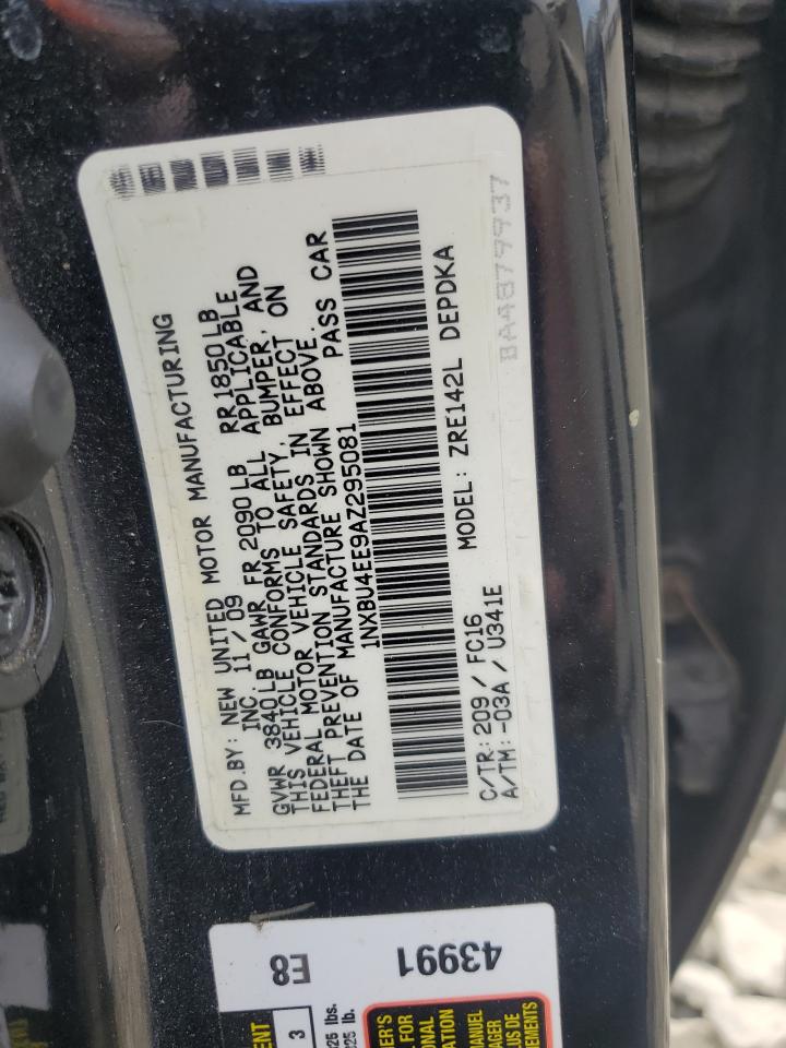 1NXBU4EE9AZ295081 2010 Toyota Corolla Base