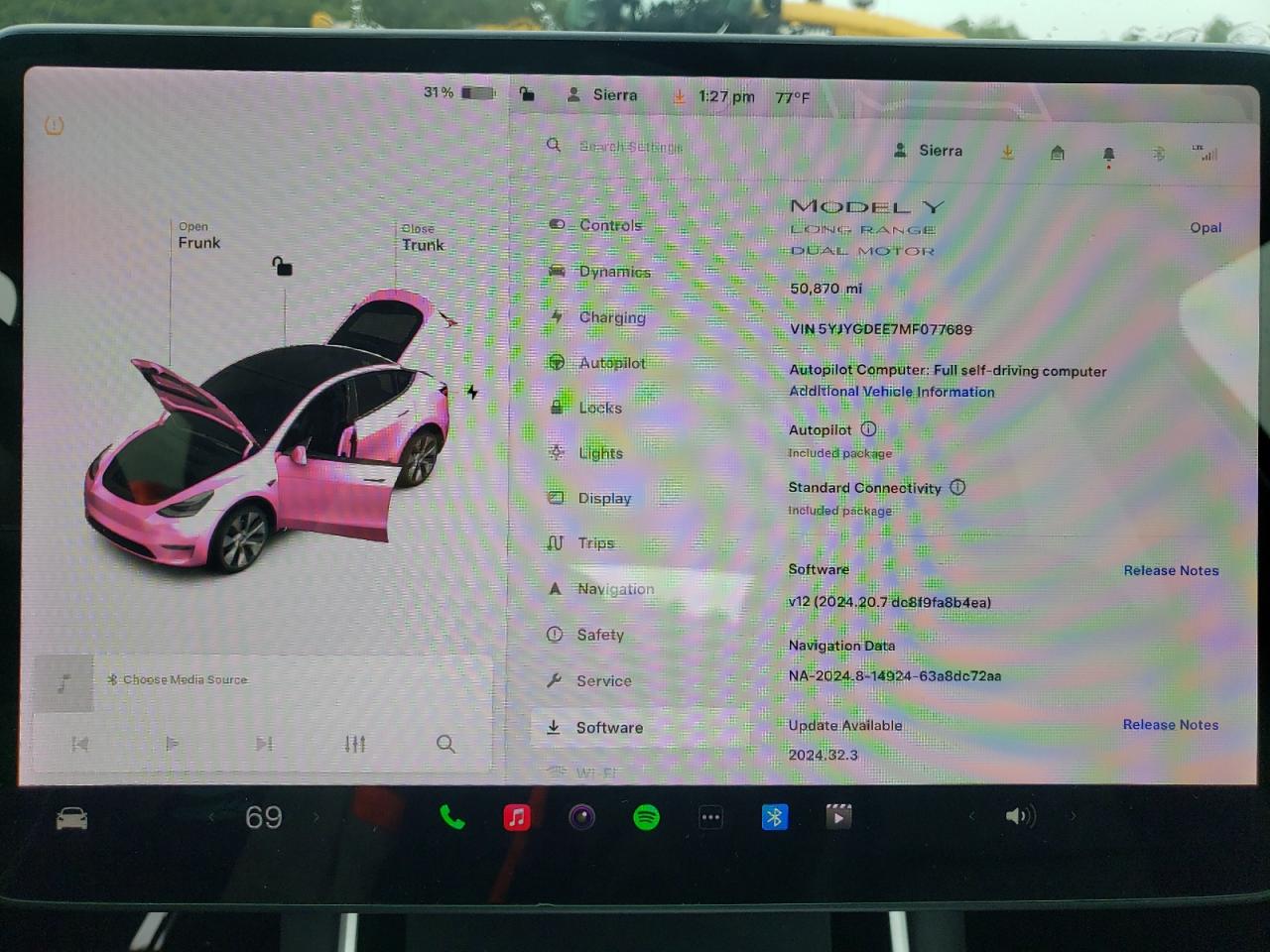 5YJYGDEE7MF077689 2021 Tesla Model Y