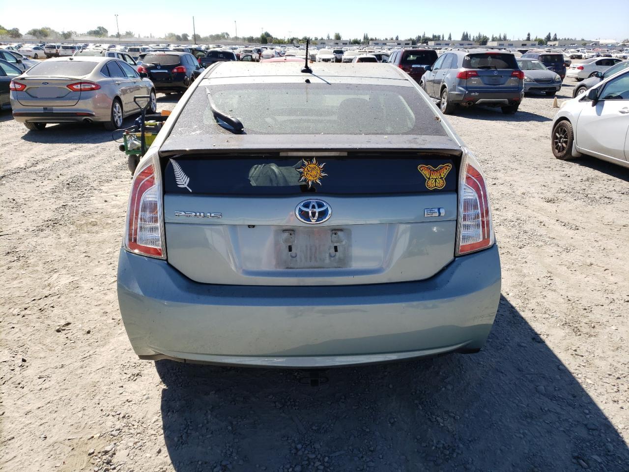 VIN JTDKN3DU9D1667240 2013 TOYOTA PRIUS no.6