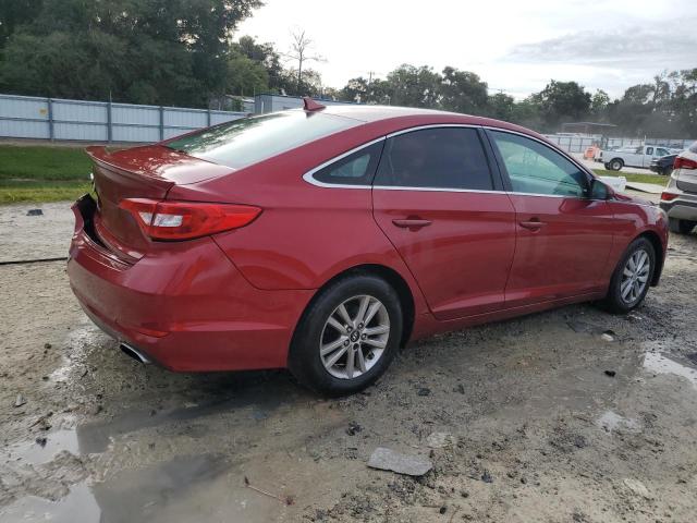  HYUNDAI SONATA 2015 Czerwony