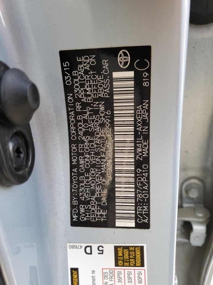 JTDZN3EU6FJ029916 2015 Toyota Prius V