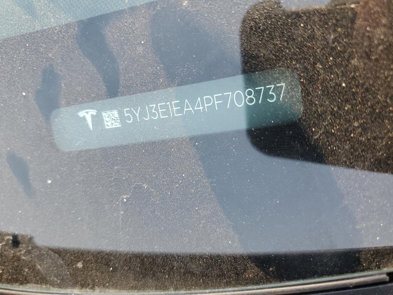 5YJ3E1EA4PF708737 2023 Tesla Model 3