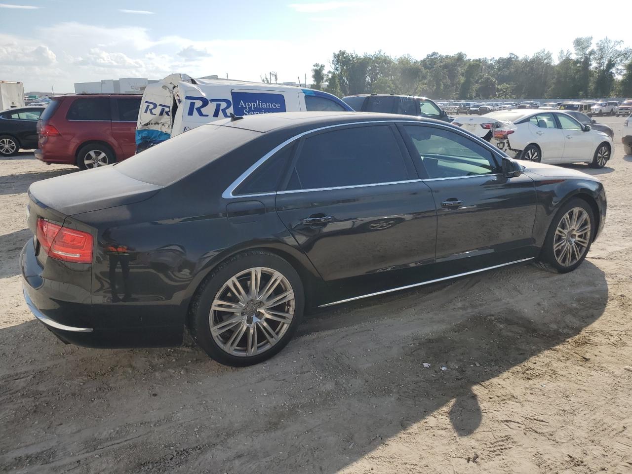 2014 Audi A8 L Quattro VIN: WAURGAFD7EN003858 Lot: 72188684