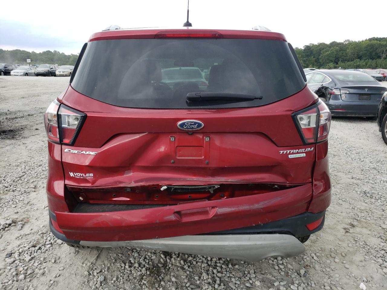 2017 Ford Escape Titanium VIN: 1FMCU0JD4HUD03771 Lot: 71040224