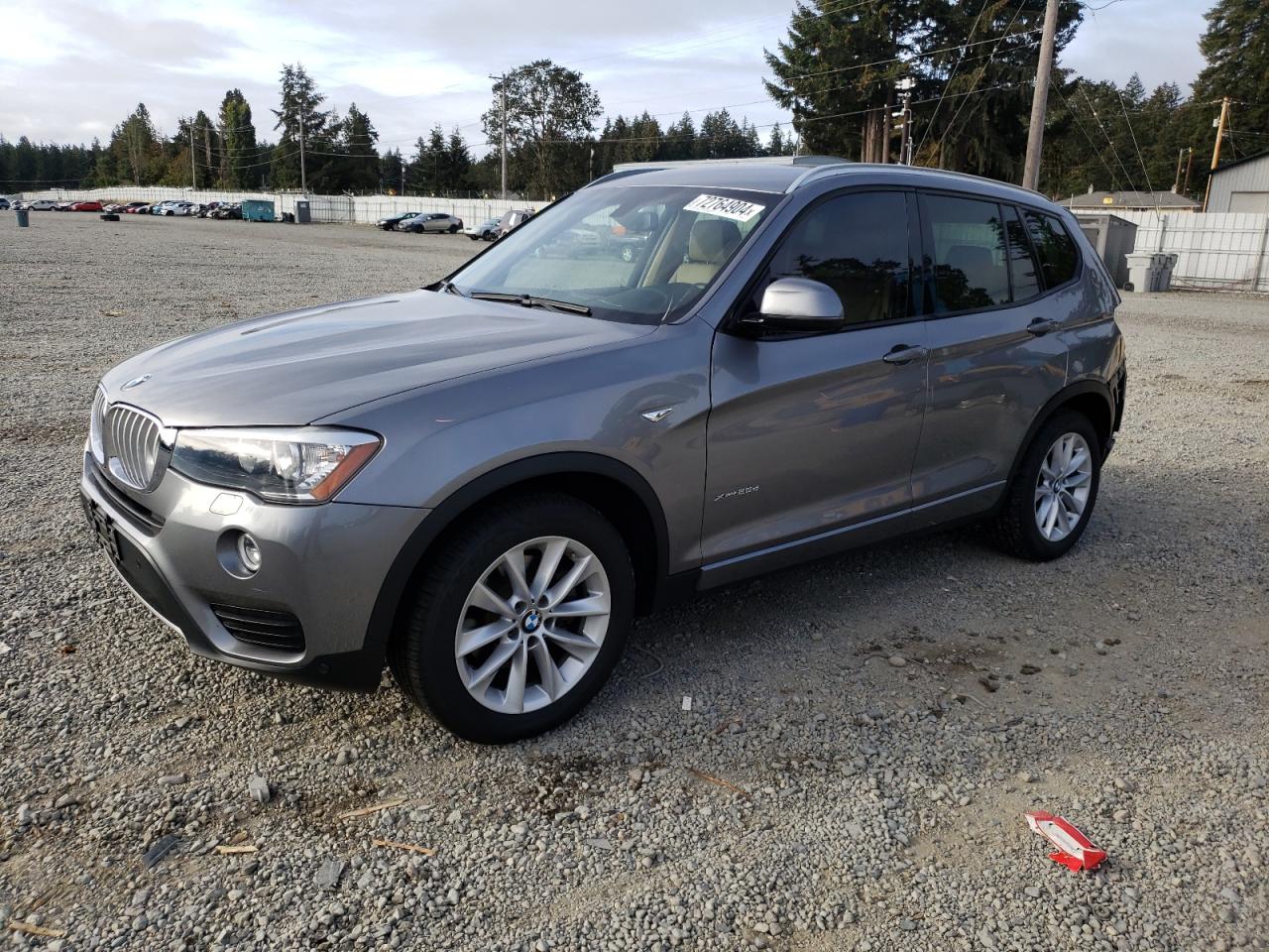 VIN 5UXWX9C52G0D86806 2016 BMW X3 no.1