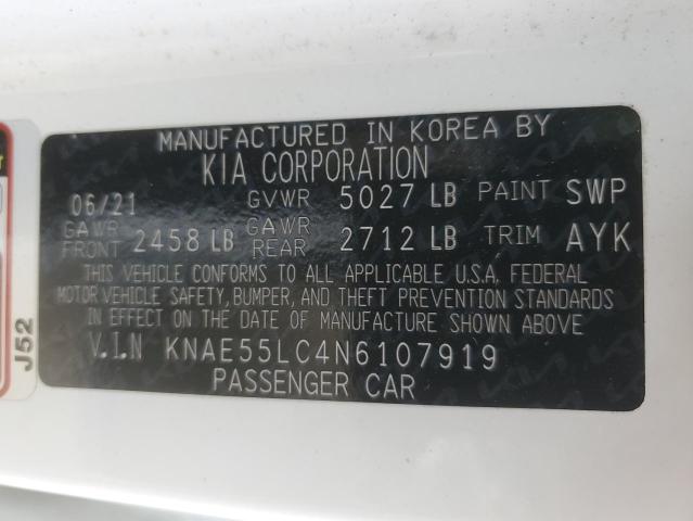 KNAE55LC4N6107919 Kia Stinger GT 13