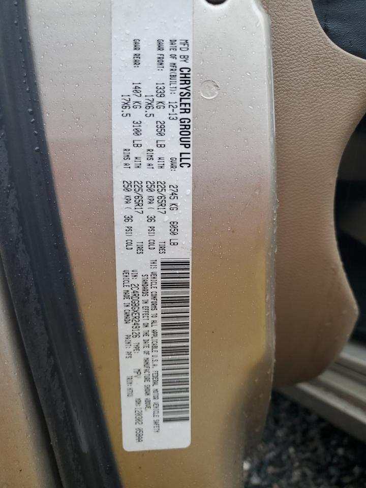 2C4RDGBGXER249126 2014 Dodge Grand Caravan Se