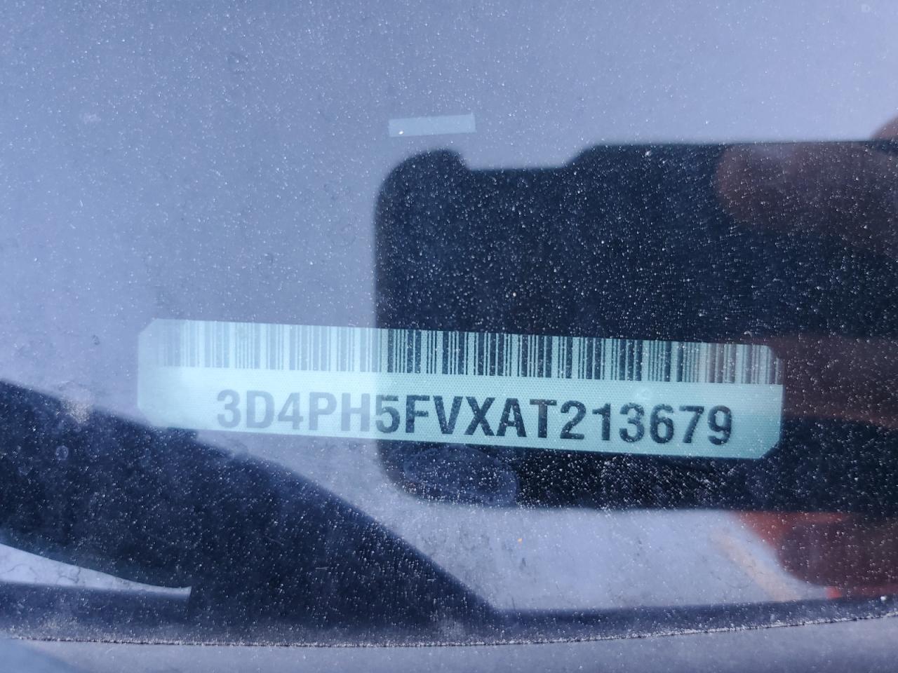 2010 Dodge Journey Sxt VIN: 3D4PH5FVXAT213679 Lot: 72697924