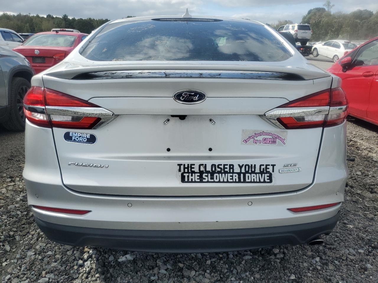 2019 Ford Fusion Se VIN: 3FA6P0HD8KR227748 Lot: 72371094