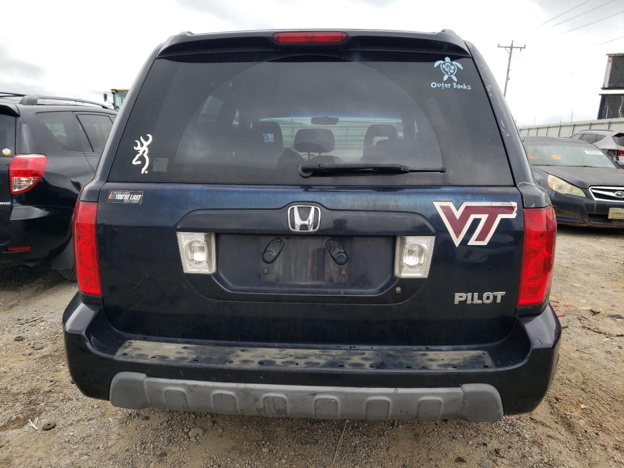 2005 Honda Pilot Ex VIN: 5FNYF18485B030726 Lot: 72736824