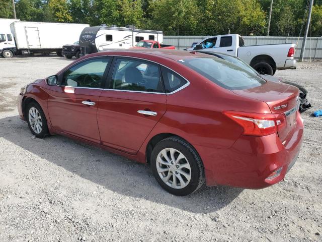  NISSAN SENTRA 2018 Czerwony