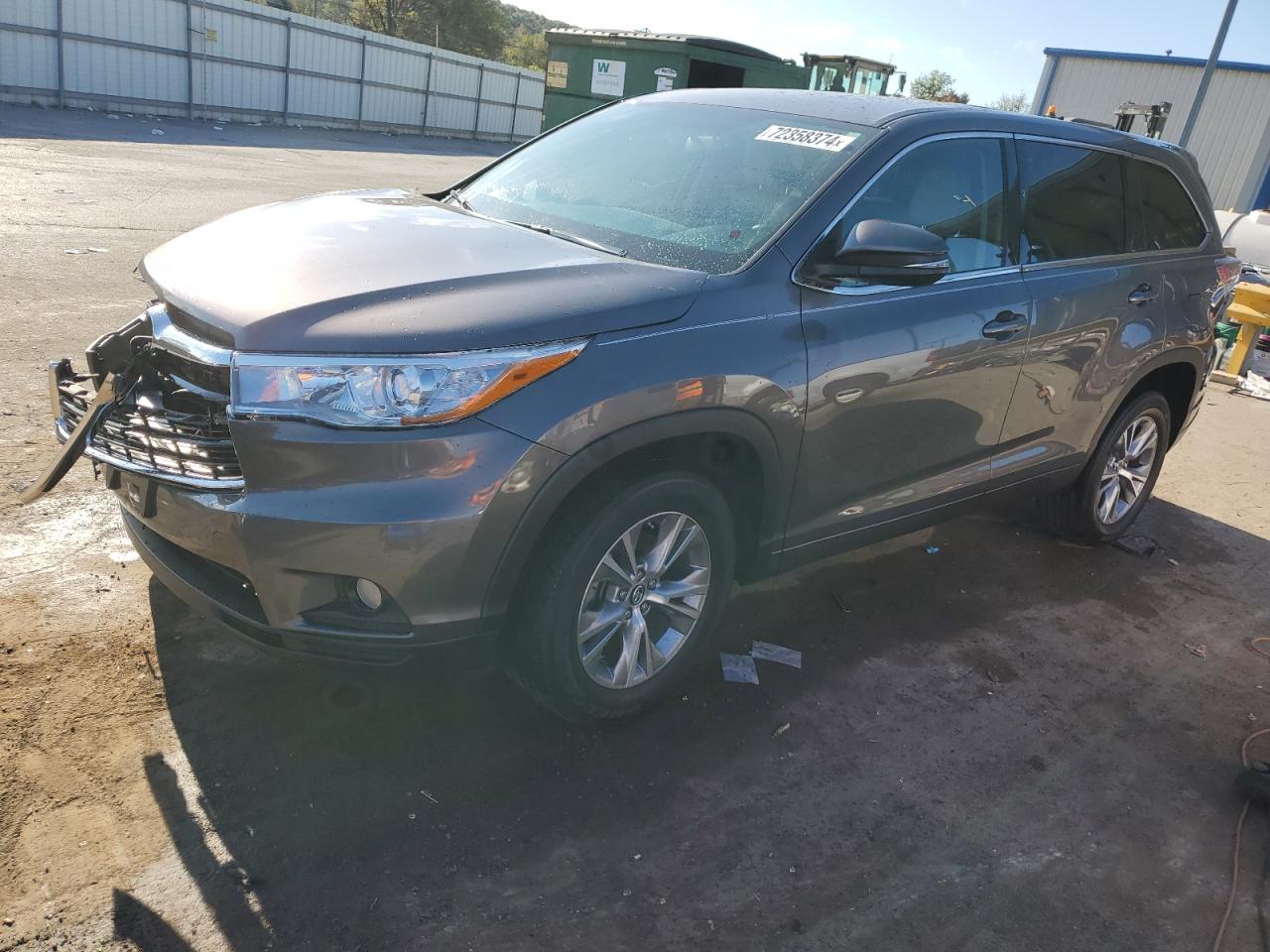 5TDZKRFH0GS179196 2016 TOYOTA HIGHLANDER - Image 1