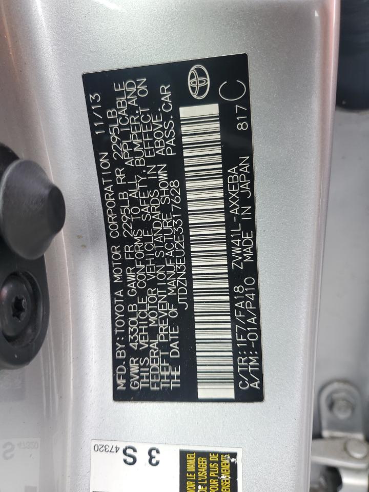 JTDZN3EU2E3317628 2014 Toyota Prius V