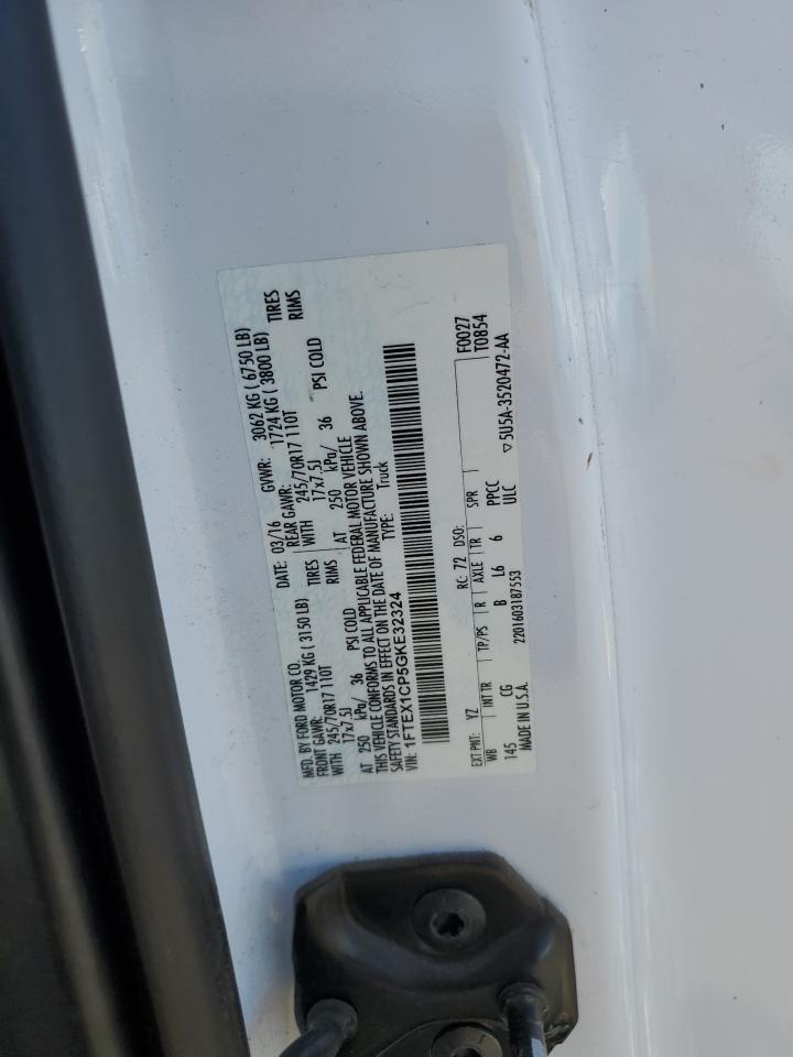 1FTEX1CP5GKE32324 2016 Ford F150 Super Cab