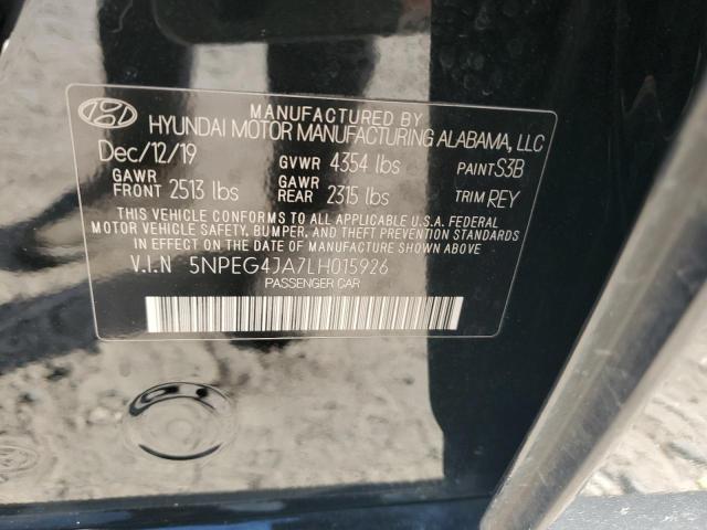 5NPEG4JA7LH015926 Hyundai Sonata SE 12