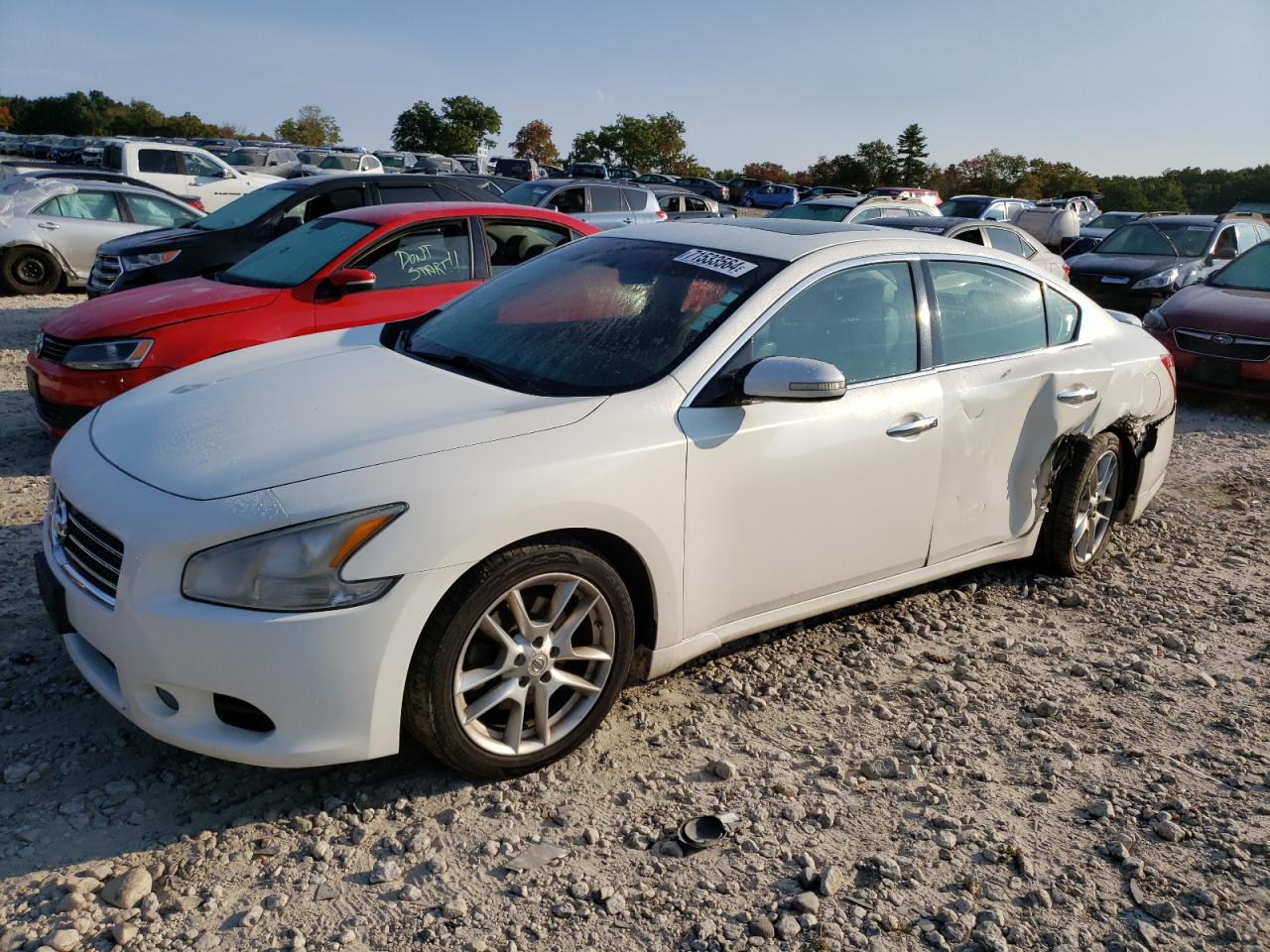 2010 Nissan Maxima S de vânzare în West Warren, MA - Rear End