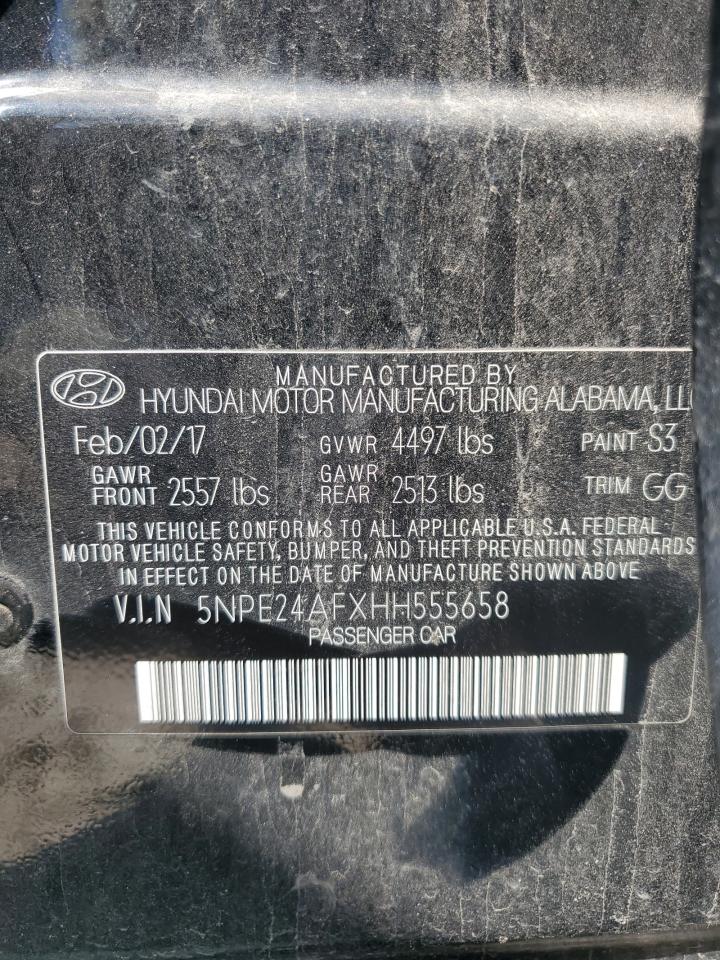 5NPE24AFXHH555658 2017 Hyundai Sonata Se