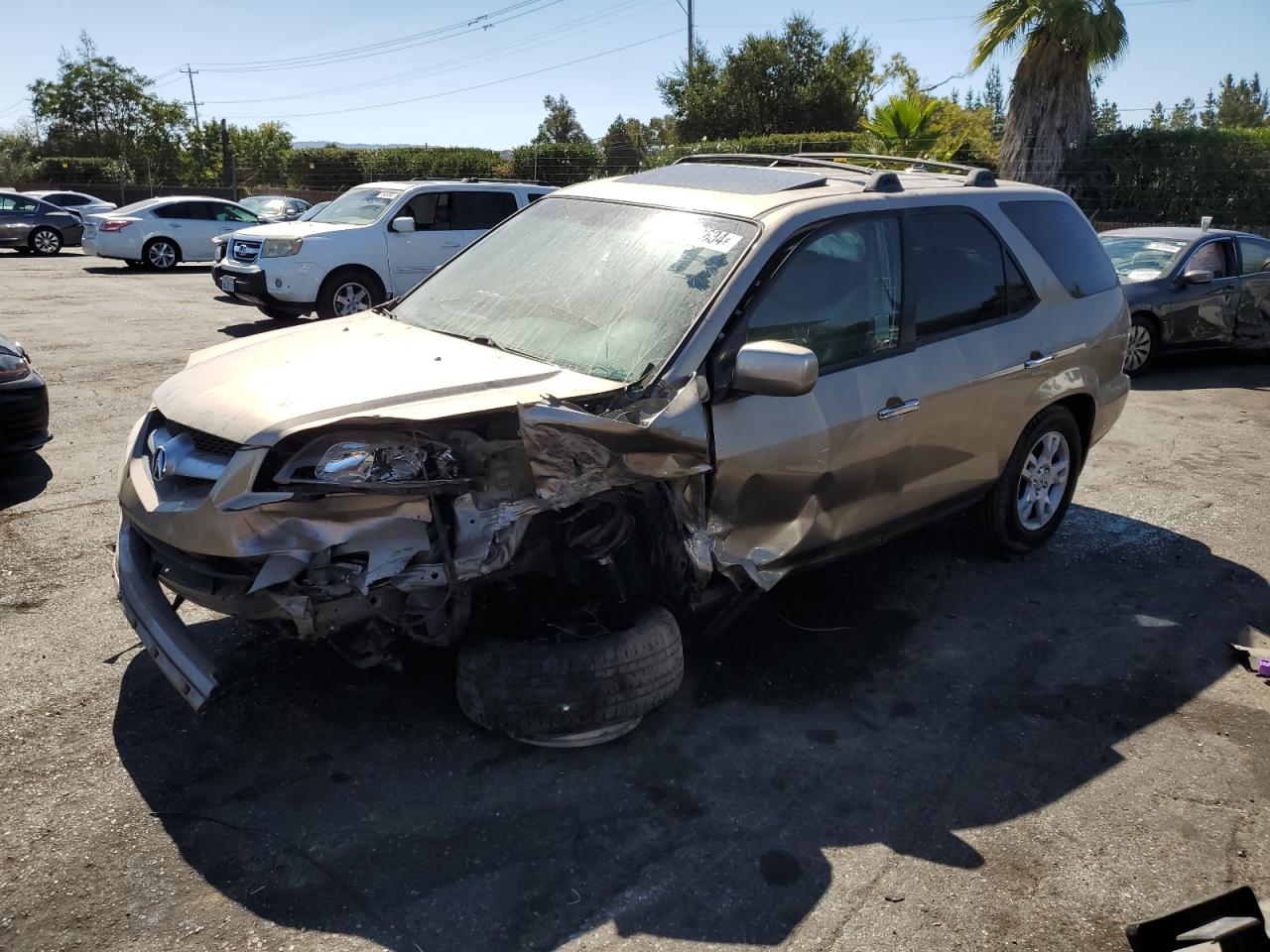 2006 Acura Mdx Touring იყიდება San Martin-ში, CA - Front End