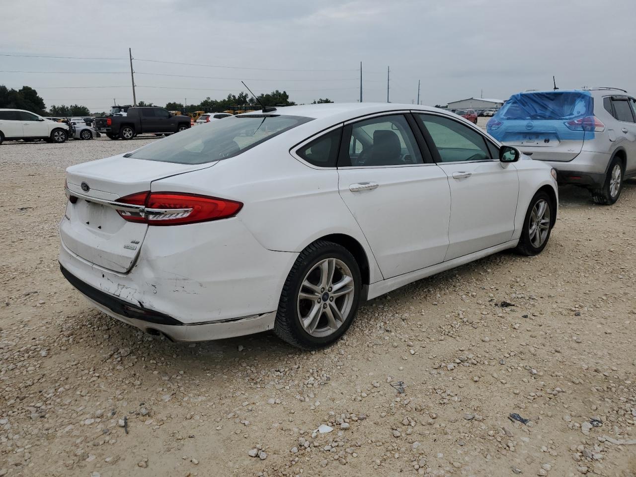 2018 Ford Fusion Se VIN: 3FA6P0HD7JR185331 Lot: 66860964