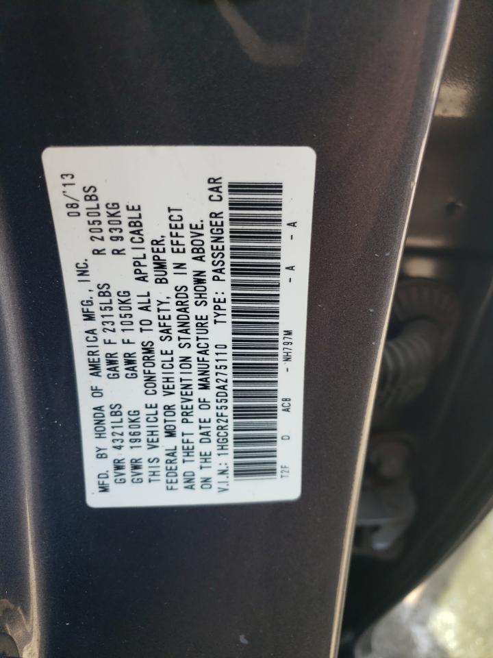 1HGCR2F55DA275110 2013 Honda Accord Sport