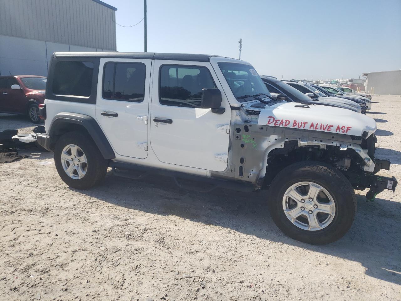 2020 Jeep Wrangler Unlimited Sport VIN: 1C4HJXDN4LW295314 Lot: 71571234