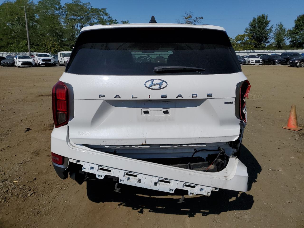 KM8R4DHE8MU253130 2021 Hyundai Palisade Sel