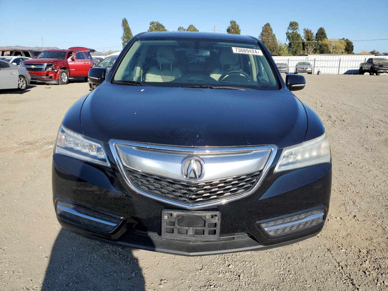 VIN 5FRYD3H23EB002136 2014 ACURA MDX no.5