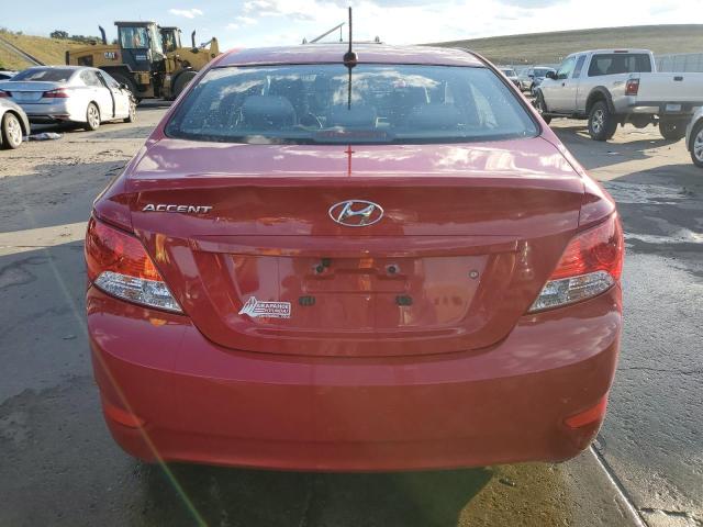  HYUNDAI ACCENT 2013 Czerwony