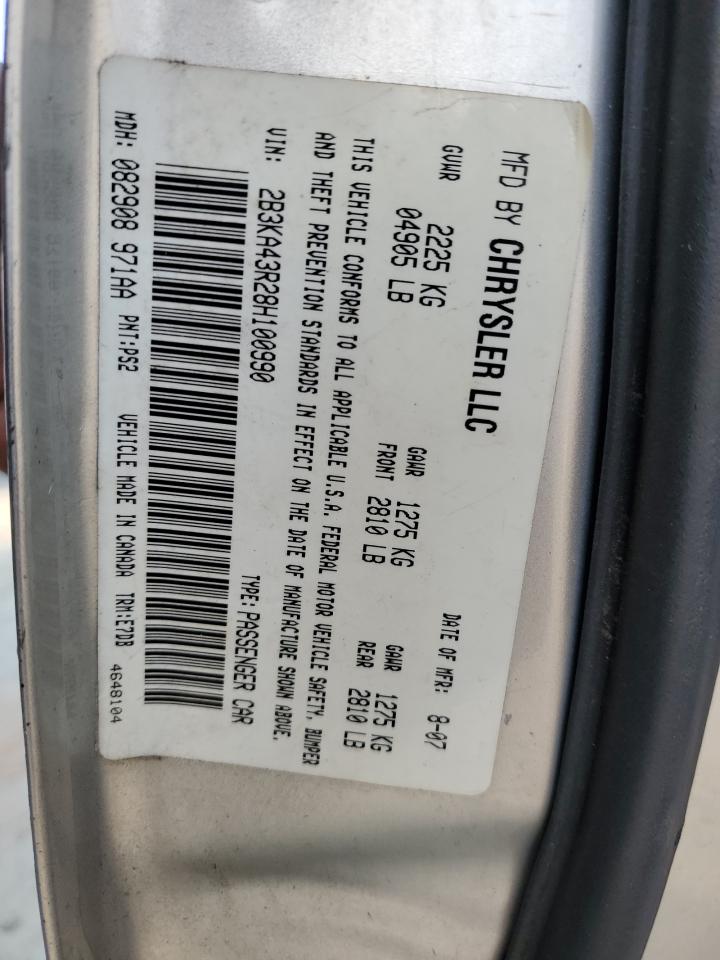 2B3KA33V19H584613 2009 Dodge Charger Sxt