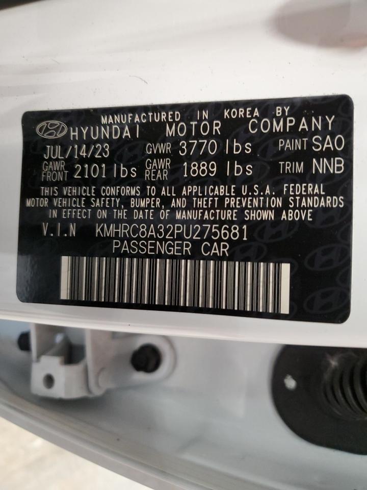 KMHRC8A32PU275681 2023 Hyundai Venue Sel