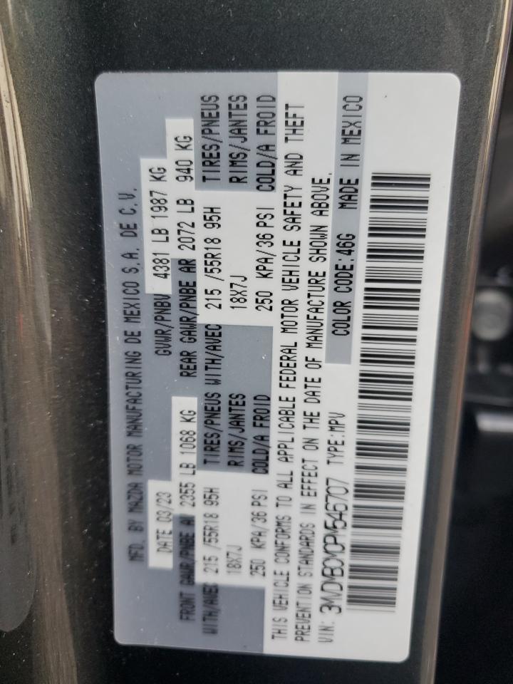 2023 Mazda Cx-30 Preferred VIN: 3MVDMBCM0PM546707 Lot: 71920474