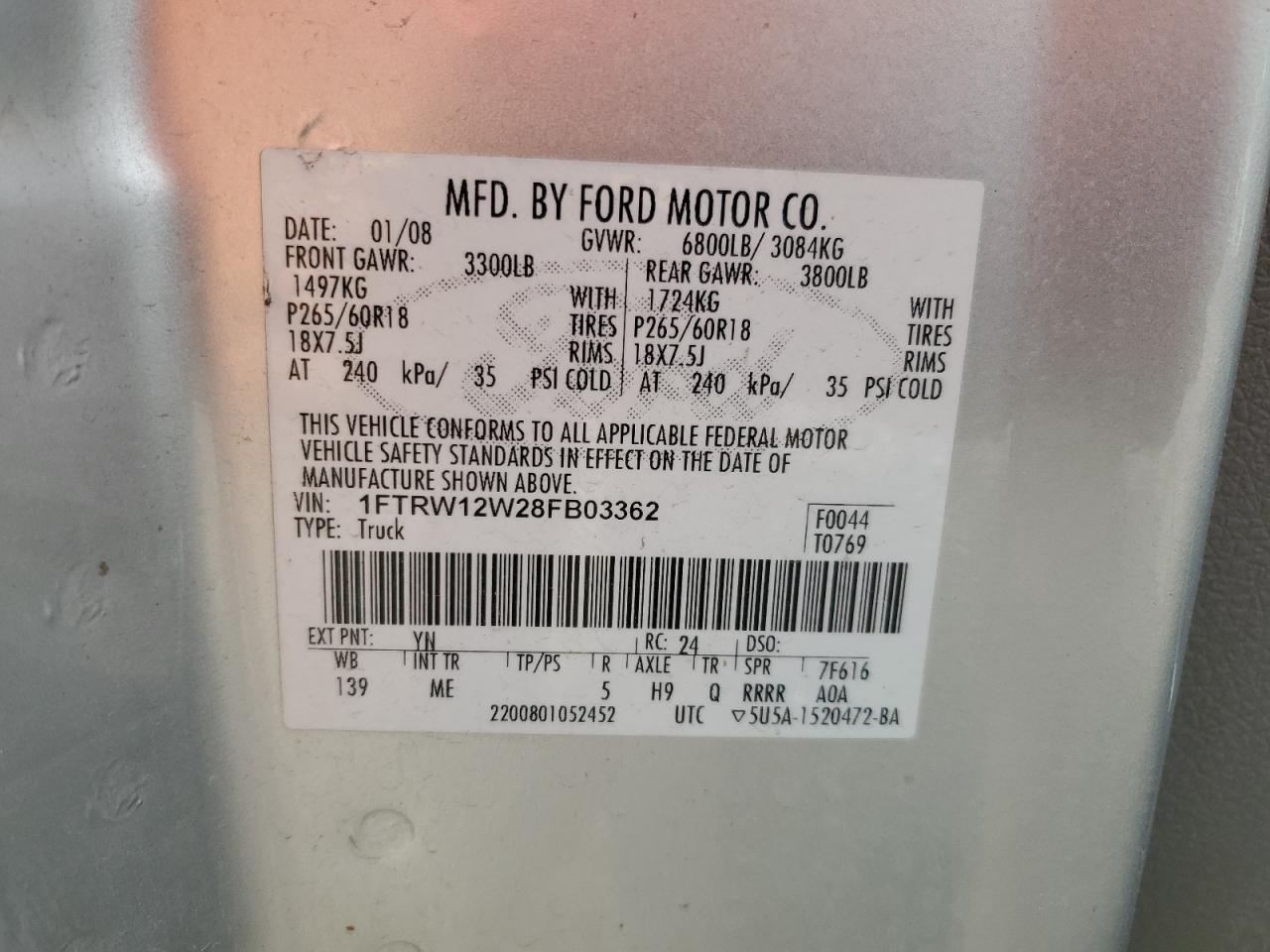 2008 Ford F-150 - Image 12