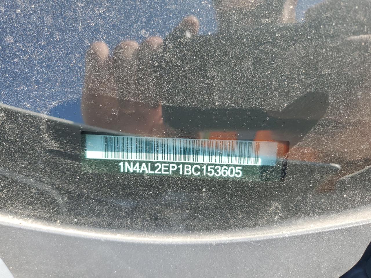 1N4AL2EP1BC153605 2011 Nissan Altima S