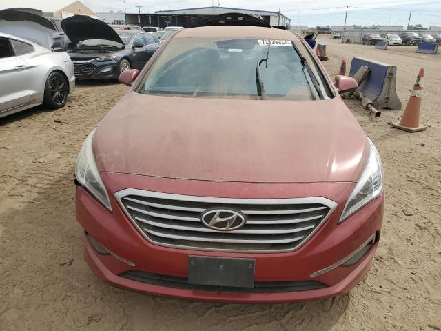  HYUNDAI SONATA 2015 Red