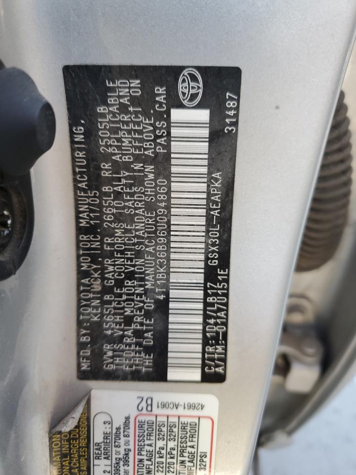 4T1BK36B96U094860 2006 Toyota Avalon Xl