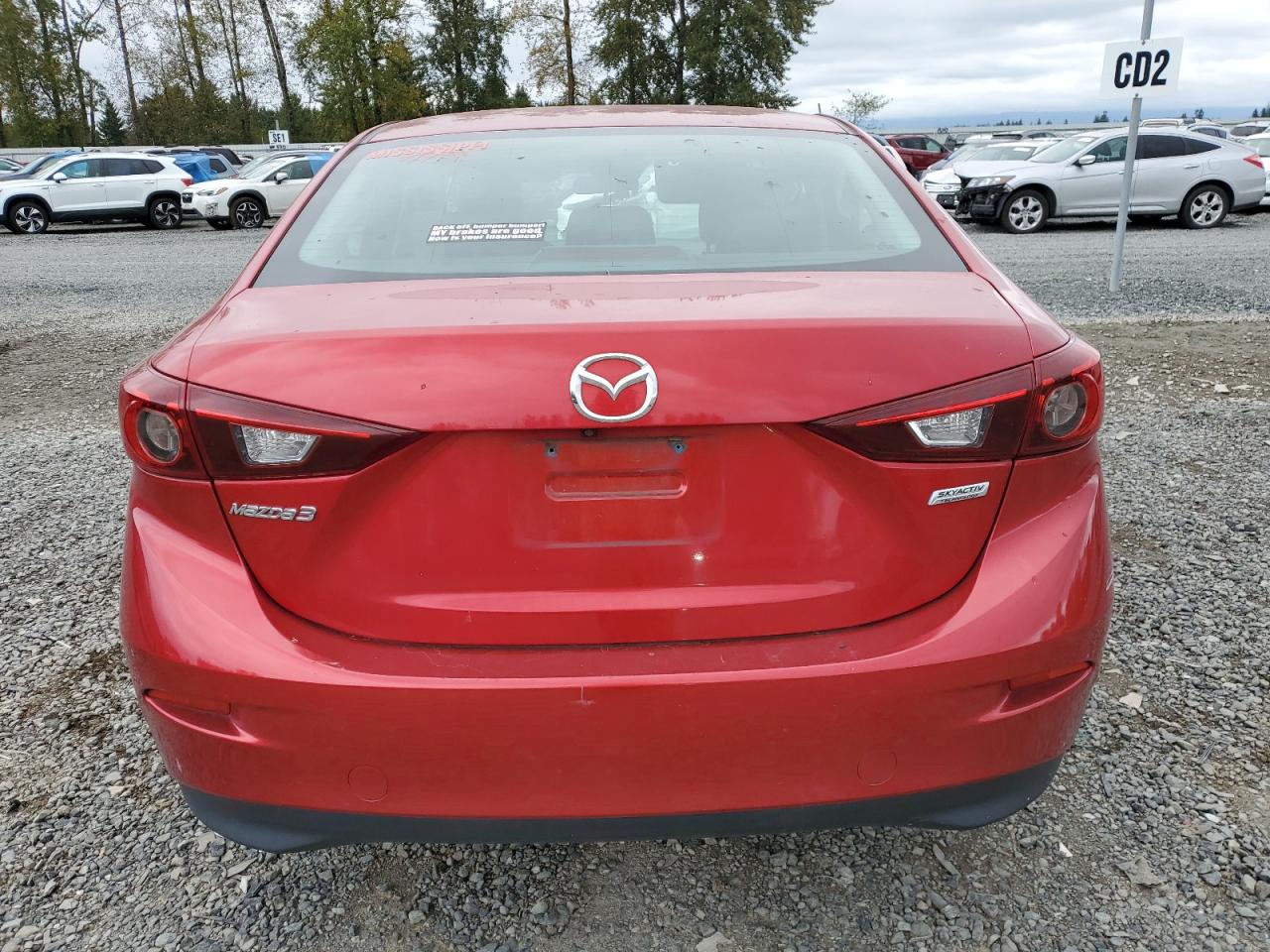 2017 Mazda 3 Touring VIN: 3MZBN1V75HM117942 Lot: 71883564