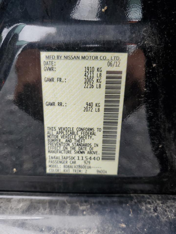 VIN 1N4AL3AP5DC115440 2013 NISSAN ALTIMA no.12