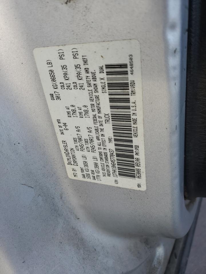 1D7HA18N64S778437 2004 Dodge Ram 1500 St