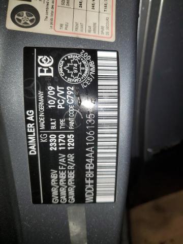 2010 MERCEDES-BENZ E 350 4MATIC