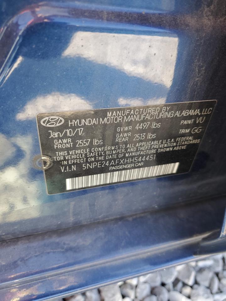 5NPE24AFXHH544451 2017 Hyundai Sonata Se