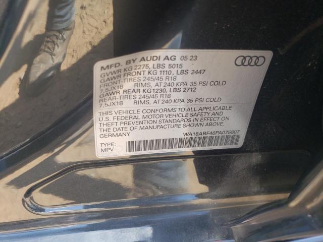 WA18ABF46PA075807 Audi A4 ALLROAD 12